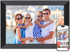 Frameo Digital Picture Frame, 10.1 Inch Smart WiFi Photo Frame with 1280x800 HD IPS Touch Screen, Auto-Rotate, Wall Mountable, Share Photos/Videos Instantly via Frameo App from Anywhere